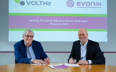 Powering the future: VoltH2 supplies Evonik with green Hydrogen 