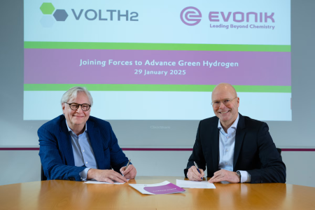 Powering the future: VoltH2 supplies Evonik with green Hydrogen 